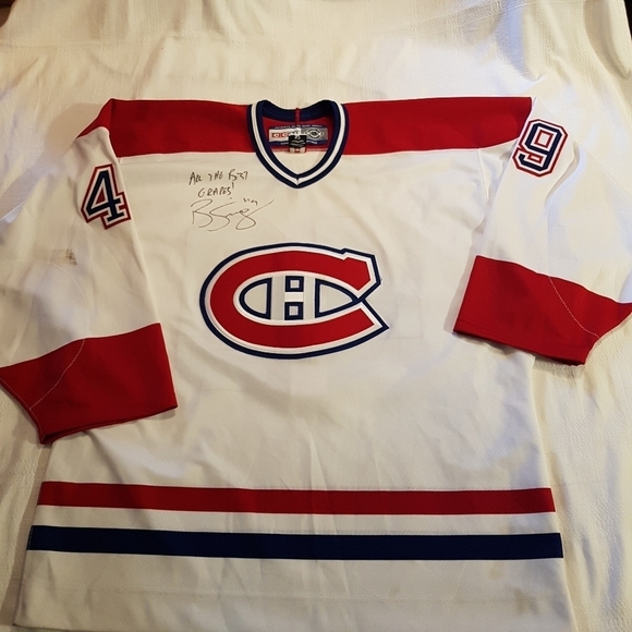 Canadiens Brian Savage #49 jersey Signed to Don Cherry "Grapes" game jersey VGUC - Picture 1 of 12